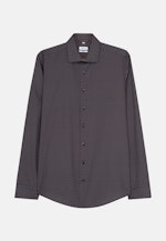 Slim Business Shirt Print in Dark Blue |  Seidensticker Onlineshop