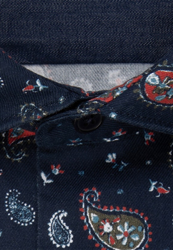 Slim Chemise casual Imprimé in Orange |  Seidensticker Onlineshop