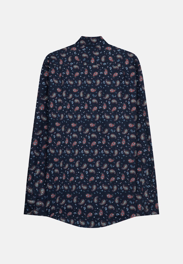 Slim Chemise casual Imprimé in Orange |  Seidensticker Onlineshop