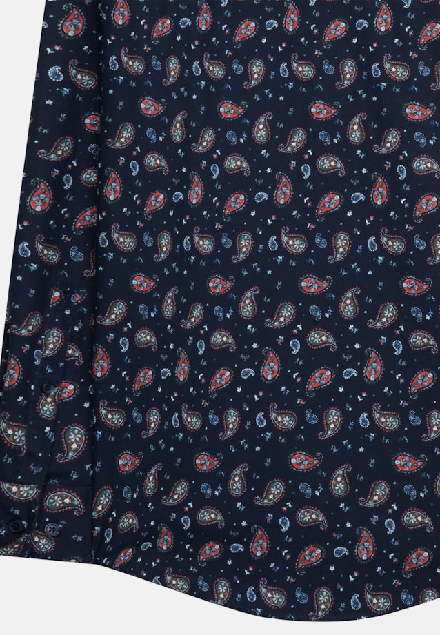 Slim Chemise casual Imprimé in Orange |  Seidensticker Onlineshop