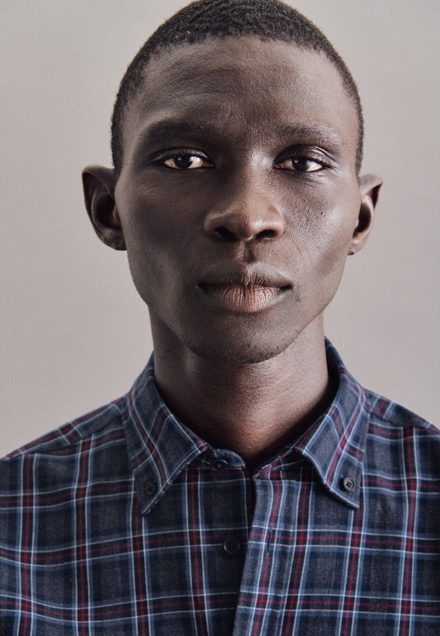 Regular Casual Shirt Check in Dark Blue |  Seidensticker Onlineshop