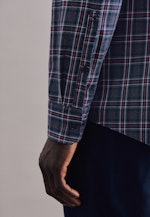 Regular Casual Shirt Check in Dark Blue |  Seidensticker Onlineshop