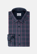Regular Casual Hemd Karo in Dunkelblau |  Seidensticker Onlineshop