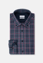 Regular Casual Shirt Check in Dark Blue |  Seidensticker Onlineshop