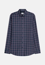 Regular Casual Shirt Check in Dark Blue |  Seidensticker Onlineshop
