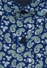 Regular Casual Hemd Druck in Dunkelblau |  Seidensticker Onlineshop
