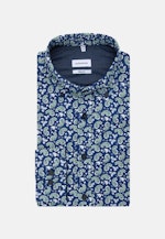 Regular Casual Hemd Druck in Dunkelblau |  Seidensticker Onlineshop