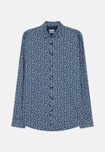 Regular Casual Shirt Print in Dark Blue |  Seidensticker Onlineshop