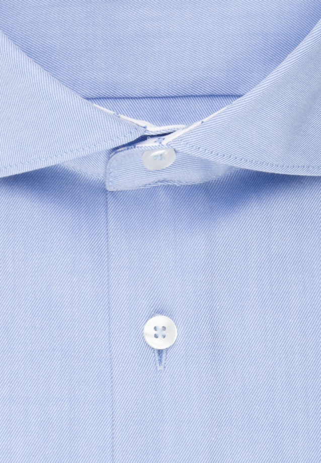 Non-iron Twill Business Shirt in Shaped with Kent-Collar in Light Blue |  Seidensticker Onlineshop