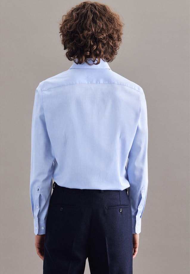 Shaped Chemise Business uni in Bleu Clair |  Seidensticker Onlineshop