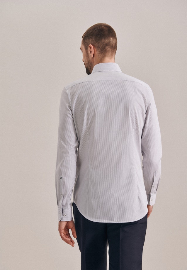 Slim Business Hemd Streifen in Weiß |  Seidensticker Onlineshop