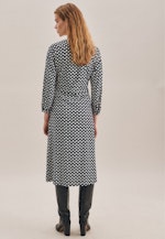 Twill Maxi Kleid in Dunkelblau |  Seidensticker Onlineshop