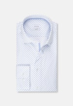 Shaped Business Hemd Print in Hellblau |  Seidensticker Onlineshop