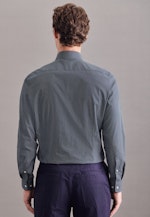 Shaped Business Hemd Print in Dunkelblau |  Seidensticker Onlineshop