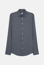 Shaped Business Hemd Print in Dunkelblau |  Seidensticker Onlineshop