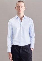 Shaped Chemise Business uni in Bleu Clair |  Seidensticker Onlineshop