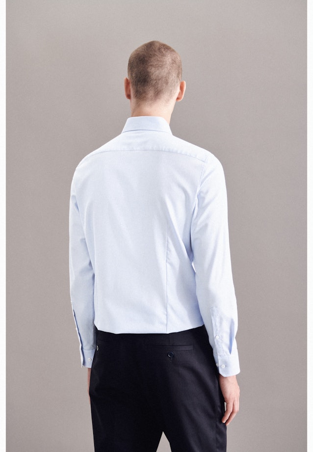 Shaped Chemise Business uni in Bleu Clair |  Seidensticker Onlineshop