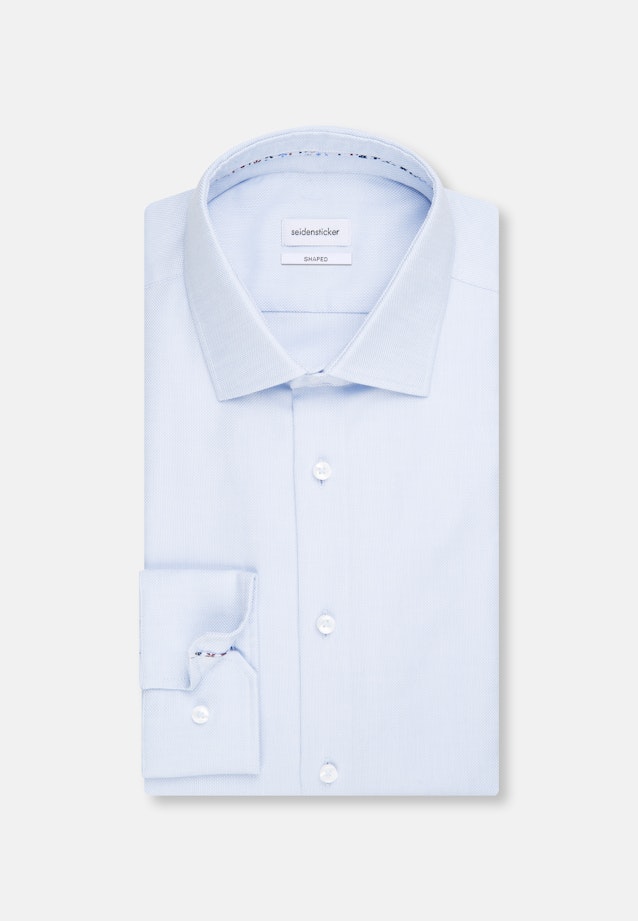 Shaped Chemise Business uni in Bleu Clair |  Seidensticker Onlineshop