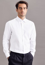 Shaped Business Hemd Uni in Weiß |  Seidensticker Onlineshop