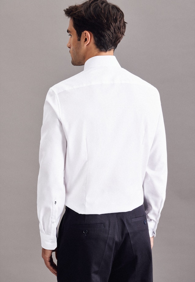 Shaped Business Hemd Uni in Weiß |  Seidensticker Onlineshop