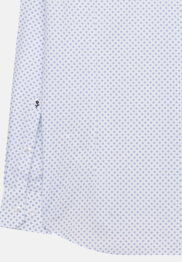 X-Slim Business Hemd Print in Hellblau |  Seidensticker Onlineshop
