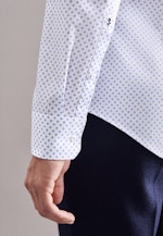 X-Slim Business Hemd Print in Hellblau |  Seidensticker Onlineshop