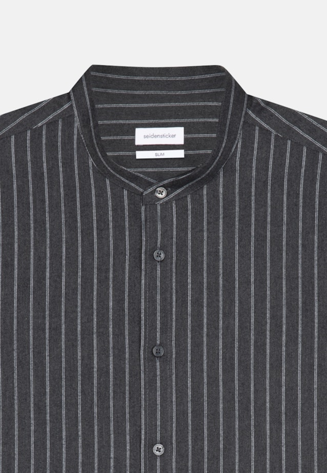 Slim Business Hemd Streifen in Grau |  Seidensticker Onlineshop