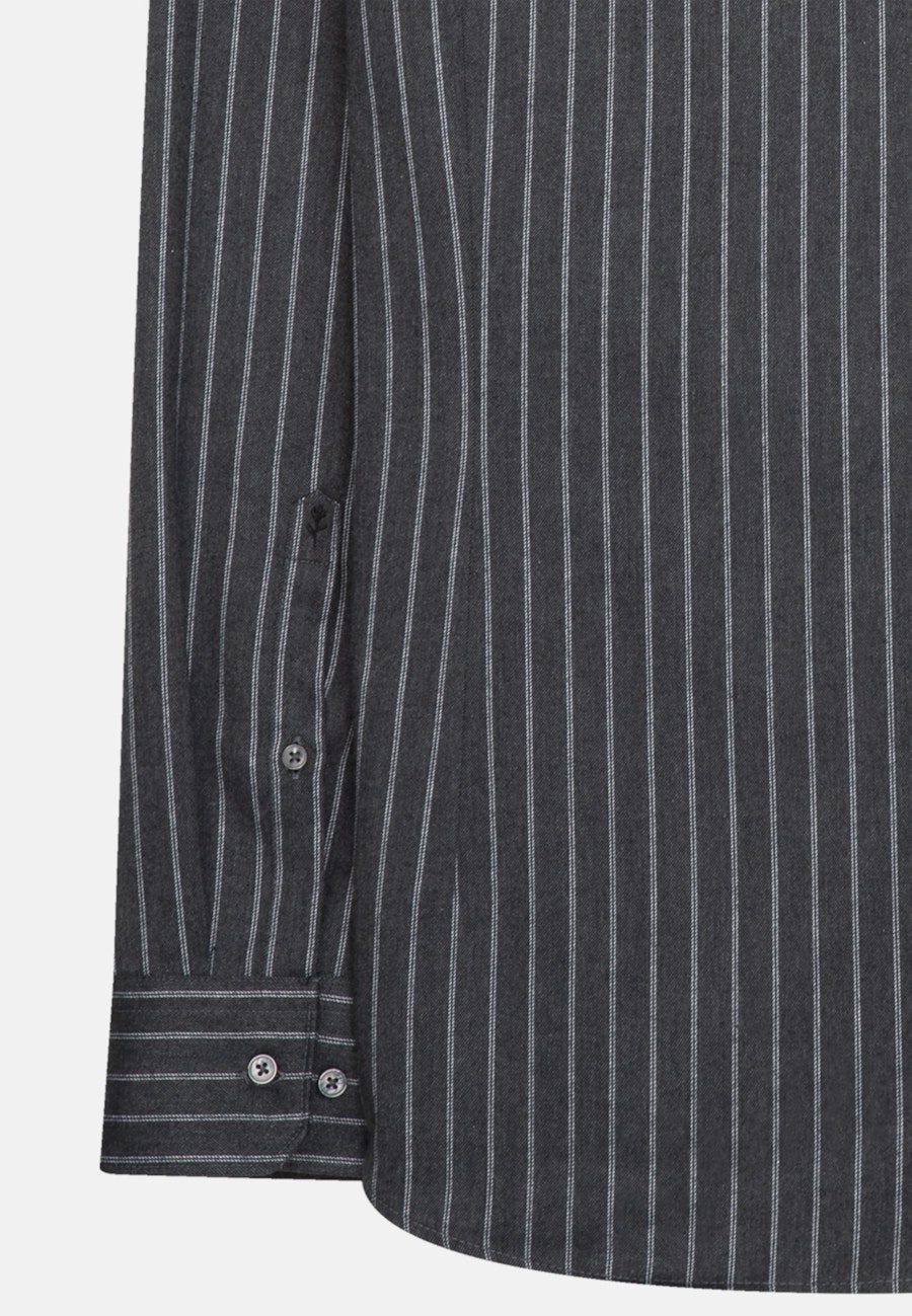 Business Hemd in Slim mit Stehkragen in Grau |  Seidensticker Onlineshop
