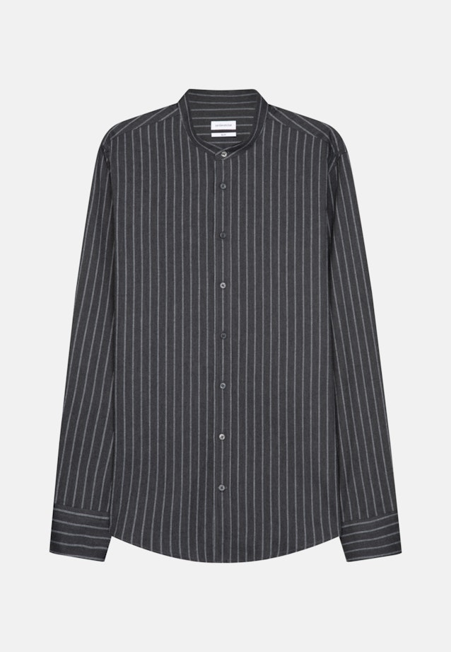 Slim Business Hemd Streifen in Grau |  Seidensticker Onlineshop