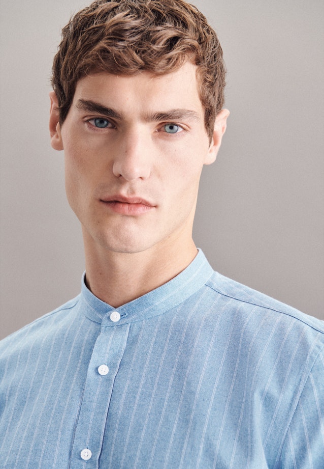 Slim Business Hemd Streifen in Hellblau |  Seidensticker Onlineshop