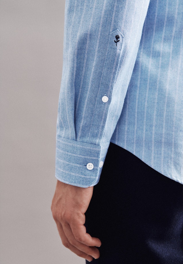 Slim Business Hemd Streifen in Hellblau |  Seidensticker Onlineshop