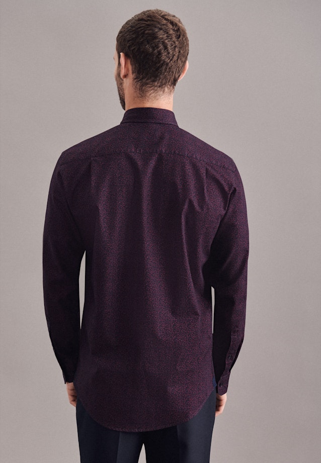 Twill Casual Hemd in Slim mit Button-Down-Kragen in Rot | Seidensticker Onlineshop