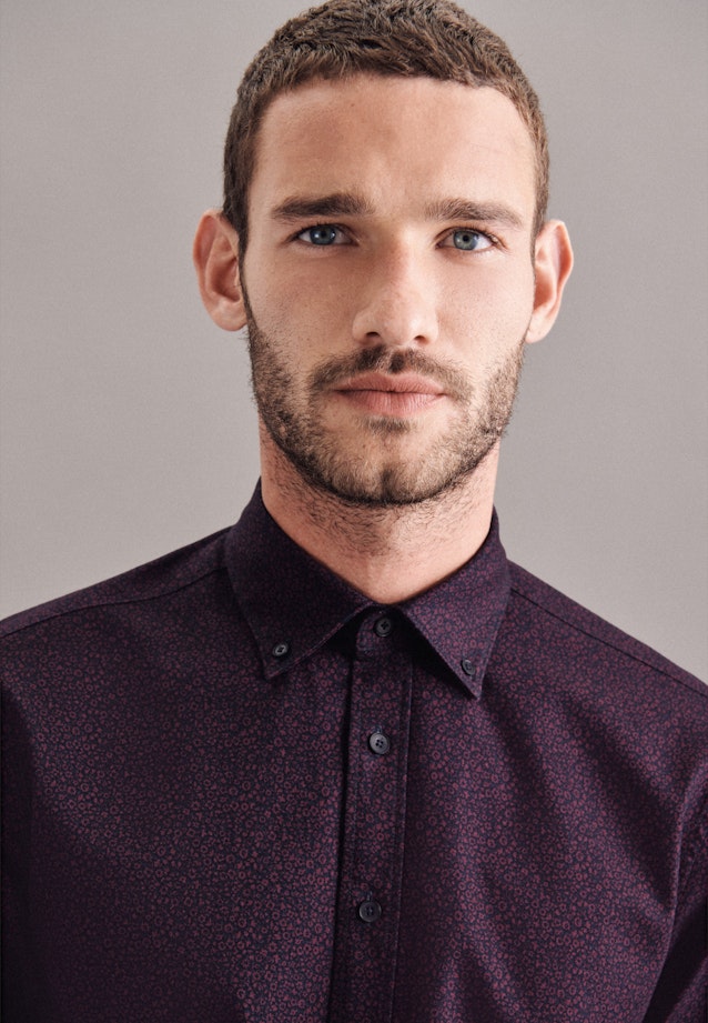 Casual Shirt in Slim with Button-Down-Kraag in Rood |  Seidensticker Onlineshop