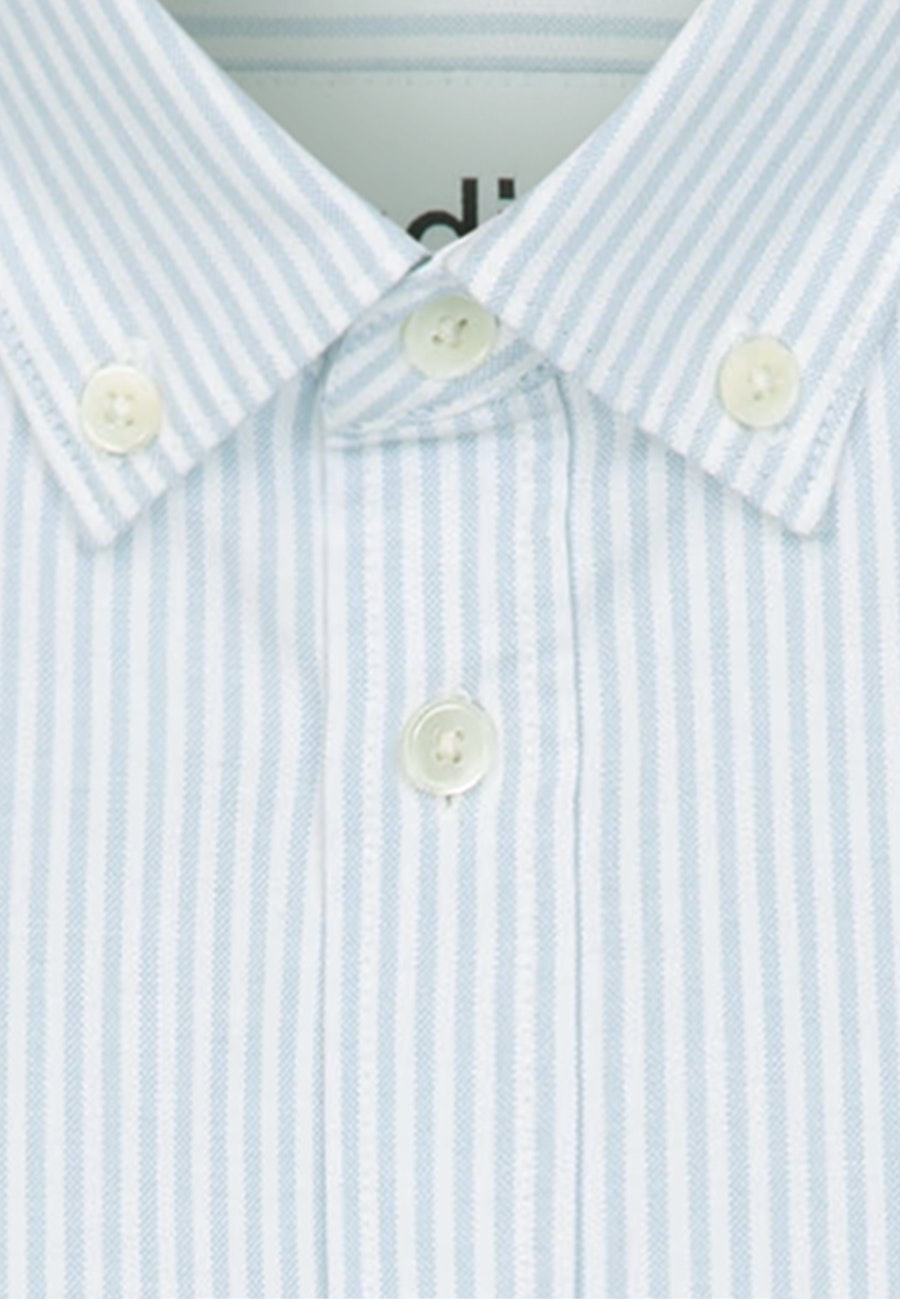 Oxfordhemd in Regular mit Button-Down-Kragen in Hellblau |  Seidensticker Onlineshop