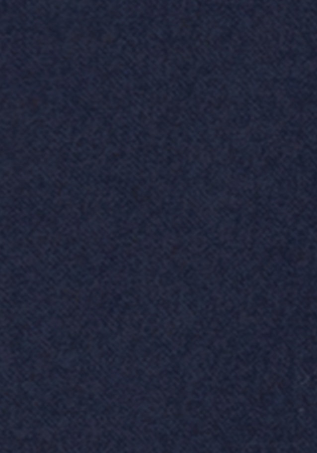 Regular fit Hemdbluse Uni in Dunkelblau | Seidensticker Onlineshop