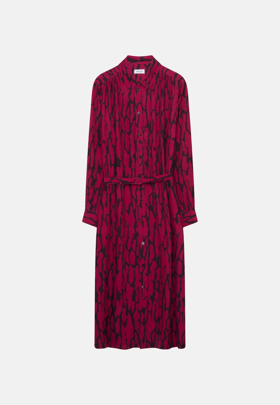 Kragen Kleid Regular in Rot |  Seidensticker Onlineshop