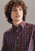 Slim Casual Shirt Check in Red |  Seidensticker Onlineshop