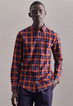 Casual Shirt in Slim with Button-Down-Kraag in Oranje |  Seidensticker Onlineshop