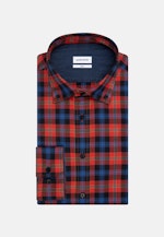 Casual Shirt in Slim with Button-Down-Kraag in Oranje |  Seidensticker Onlineshop