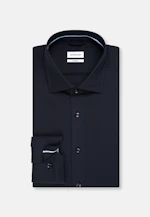 Shaped Performance-Hemd Uni in Dunkelblau |  Seidensticker Onlineshop