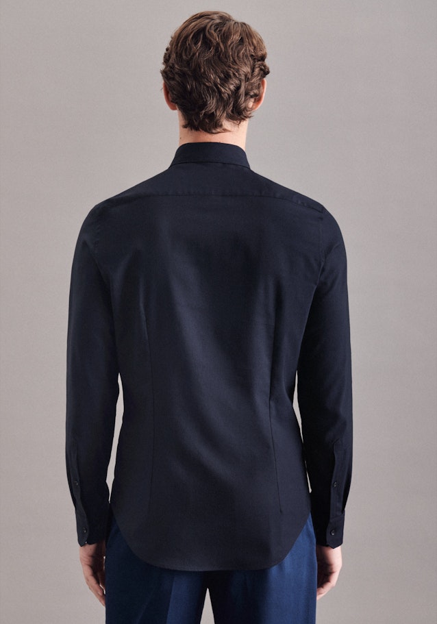 Performance shirt in Shaped with Kent-Collar in Dark blue |  Seidensticker Onlineshop