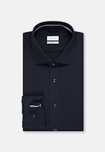 Shaped Performance-Hemd Uni in Dunkelblau |  Seidensticker Onlineshop