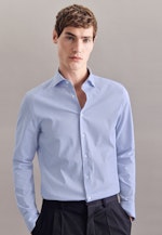 Shaped Performance shirt Uni in Light Blue |  Seidensticker Onlineshop