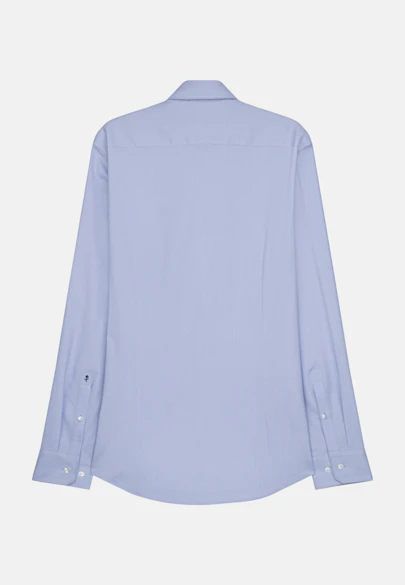 Shaped Chemise Performance Uni in Bleu Clair |  Seidensticker Onlineshop