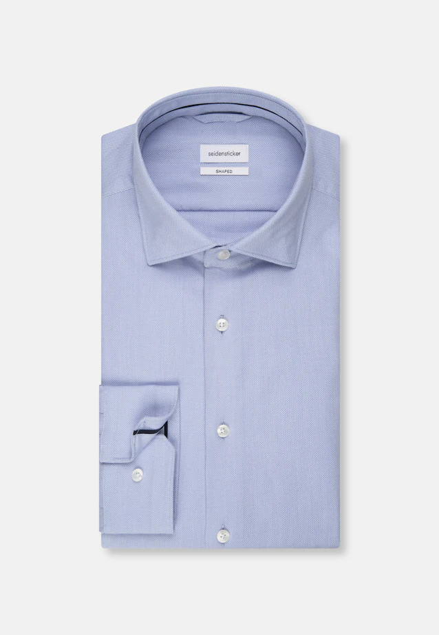 Shaped Performance-Hemd Uni in Hellblau |  Seidensticker Onlineshop