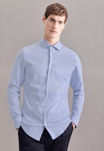 Shaped Performance shirt Uni in Light Blue |  Seidensticker Onlineshop