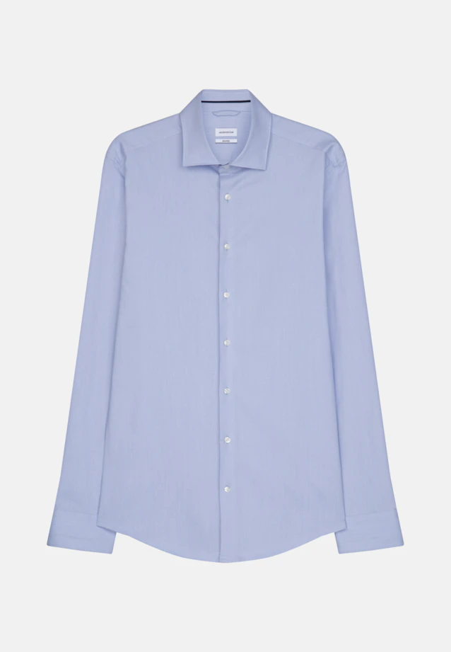 Shaped Performance-Hemd Uni in Hellblau |  Seidensticker Onlineshop