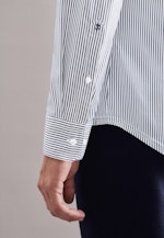 Shaped Performance-Hemd Streifen in Dunkelblau |  Seidensticker Onlineshop