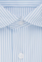 Shaped Performance-Hemd Streifen in Hellblau |  Seidensticker Onlineshop