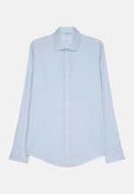 Shaped Performance-Hemd Streifen in Hellblau |  Seidensticker Onlineshop